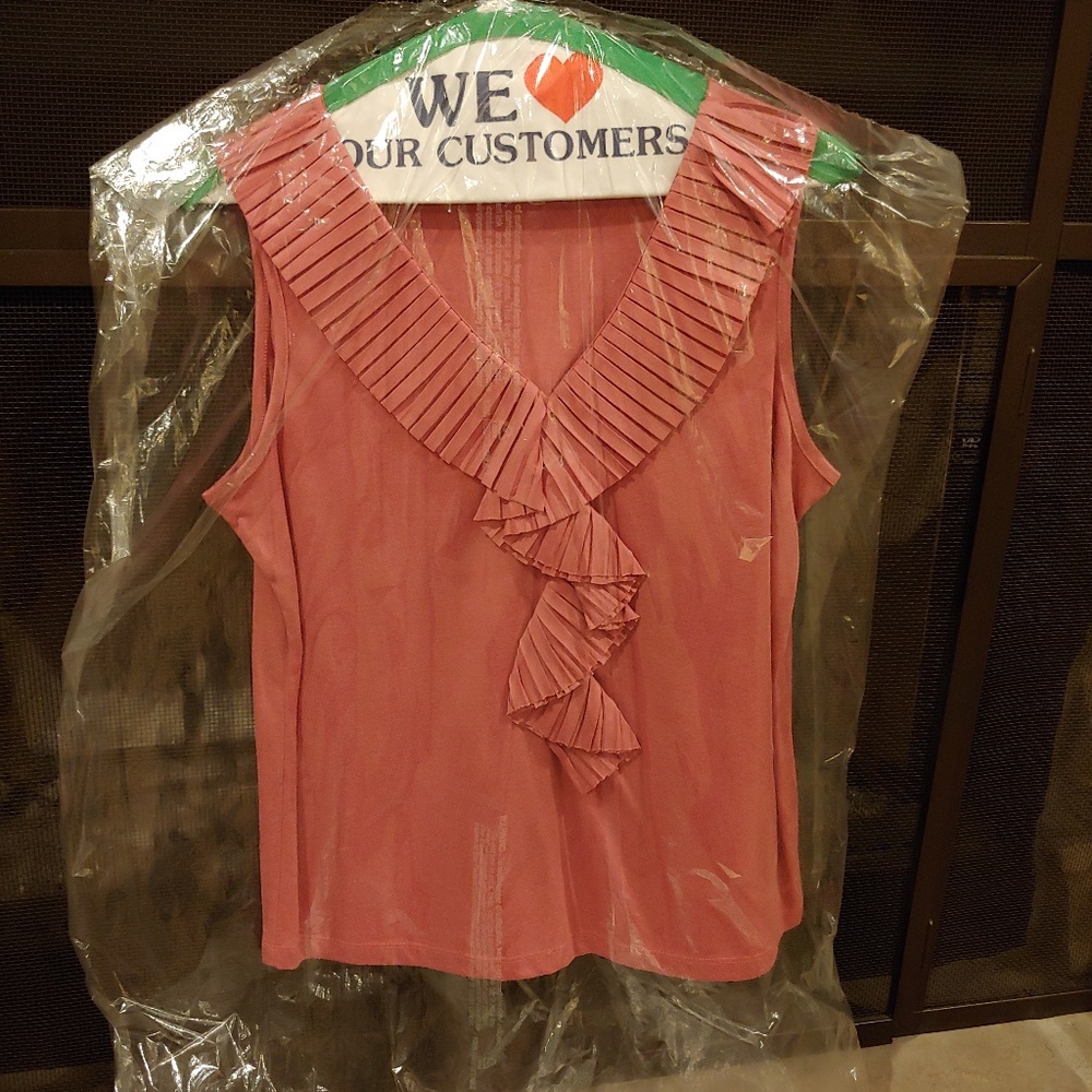 Talbots Classic Ruffle Blouse - Picture 2 of 3